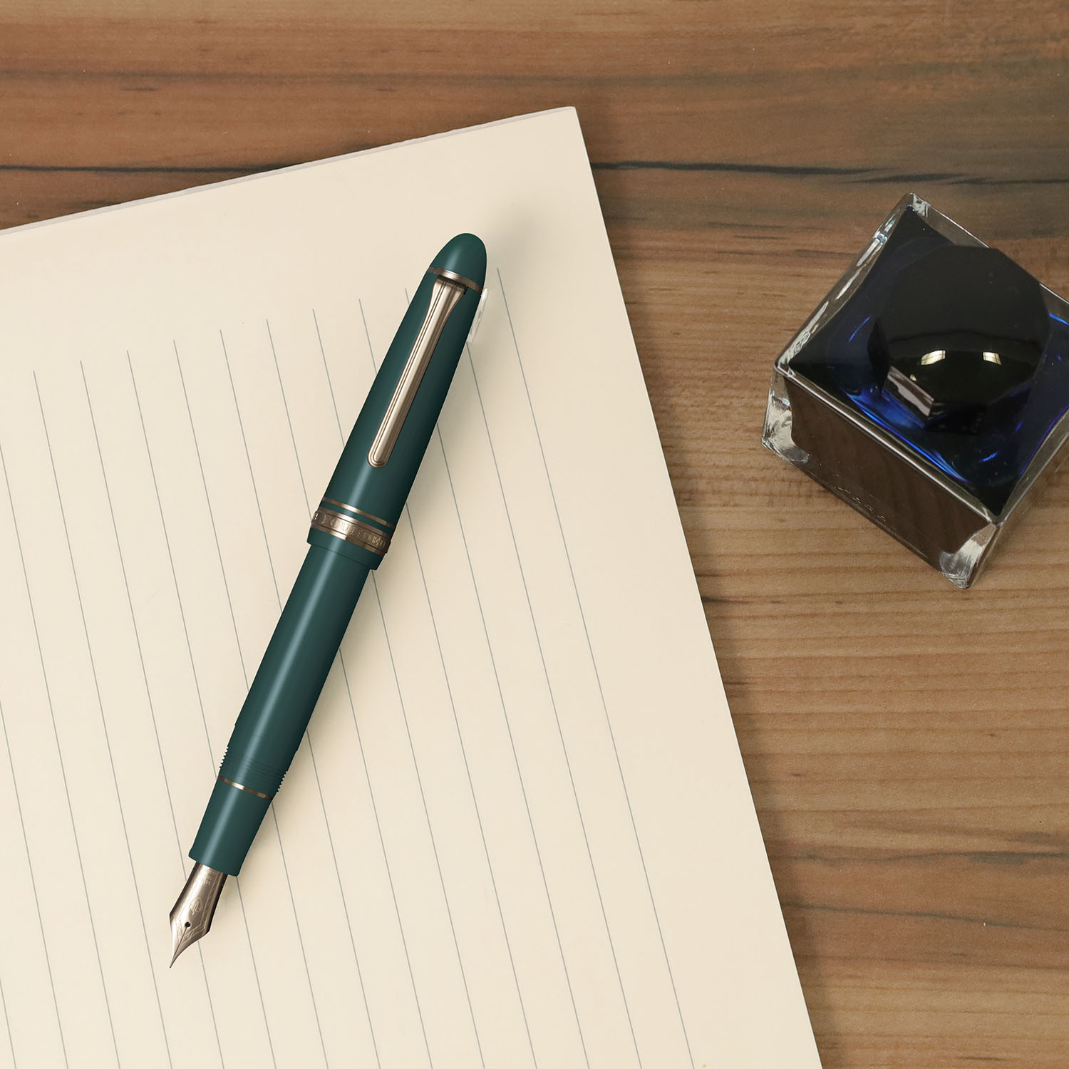 Sailor 1911L 14k Green GT Fountain pen - Vulpen / Fountain pen